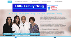 Desktop Screenshot of hillsfamilydrug.com